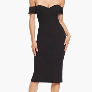 Bailey Off the Shoulder Body-Con Dress The Population